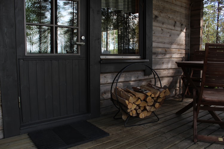 Wooden door panel