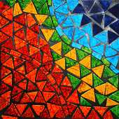 Mozaic glass