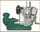 Engine coupled centrifugal pump