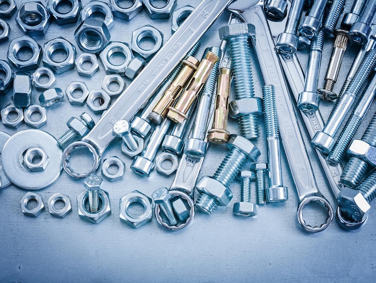 All types of fasteners