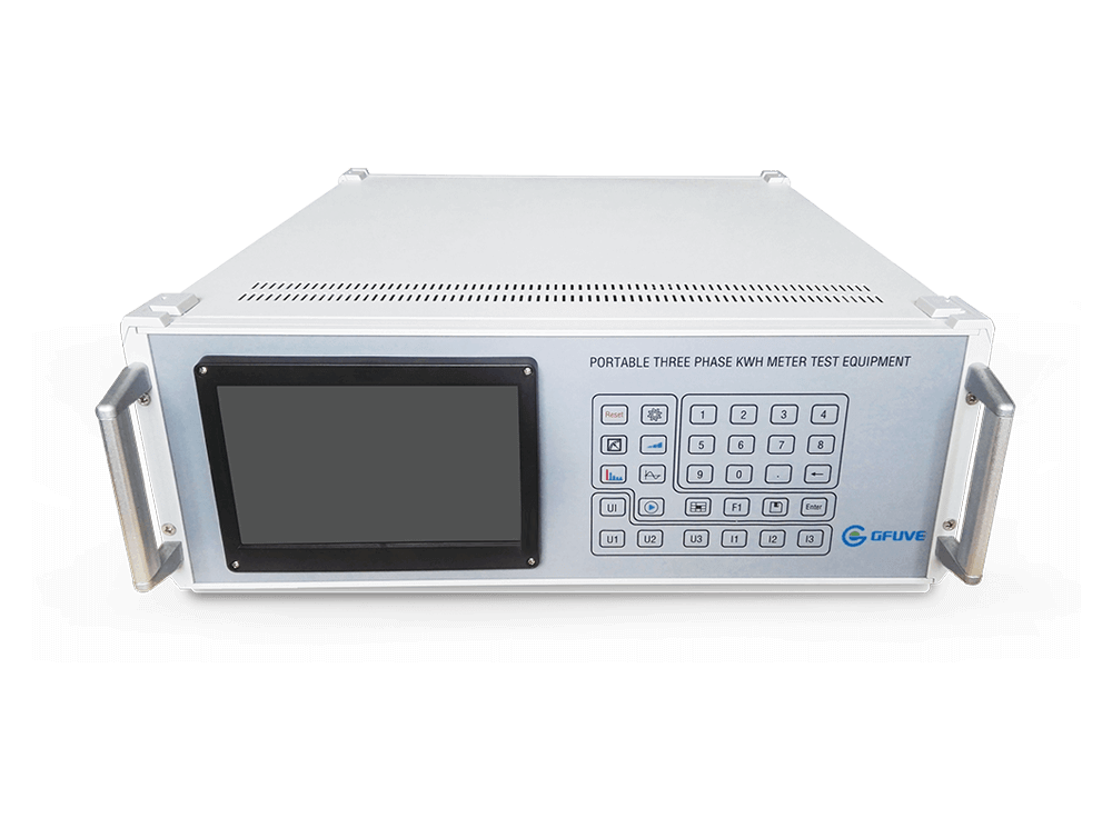 Gf302d3 portable three phase energy meter test bench