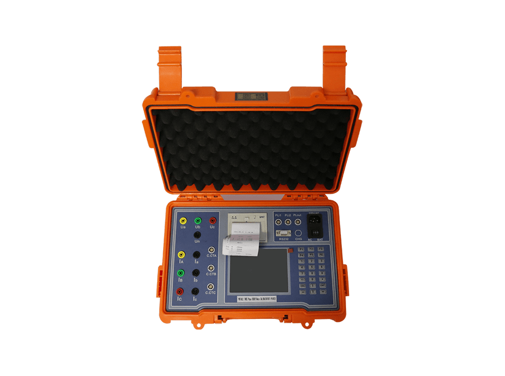 Gf312b portable three phase energy meter calibrator with printer