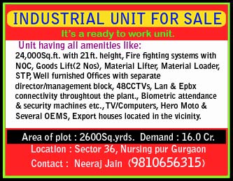 Industrial unit for sale
