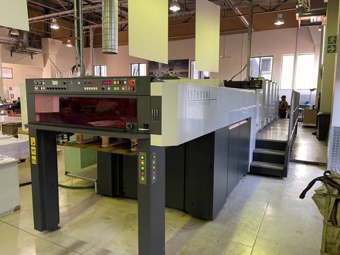Used printing machinery