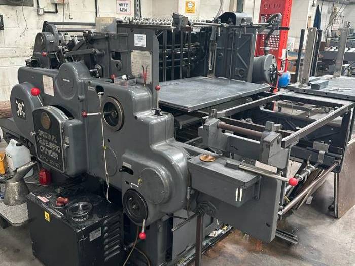 Used printing machinery