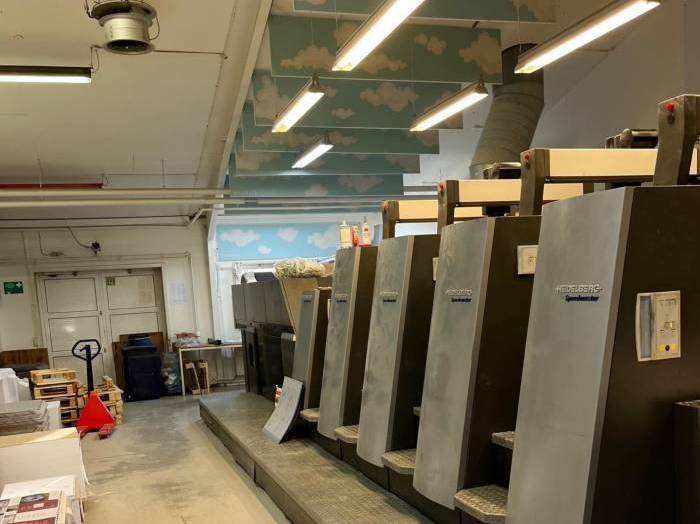 Used printing machinery