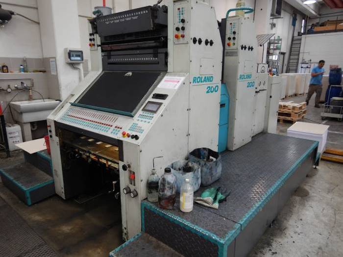 Used printing machinery
