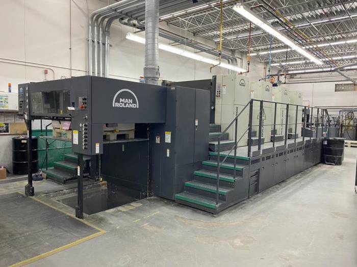 Used printing machinery
