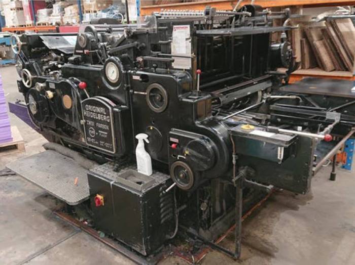 Used printing machinery