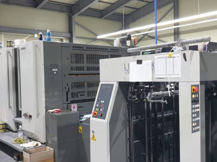 Used printing machinery