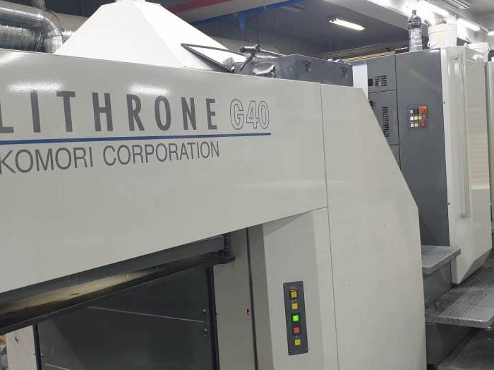 Used printing machinery