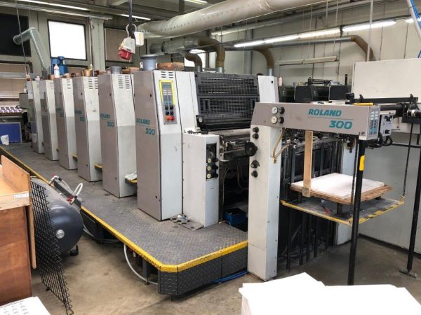 Used printing machinery