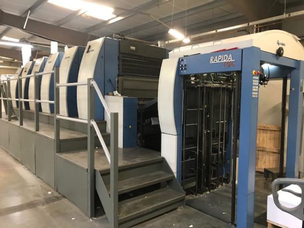 Used printing machinery