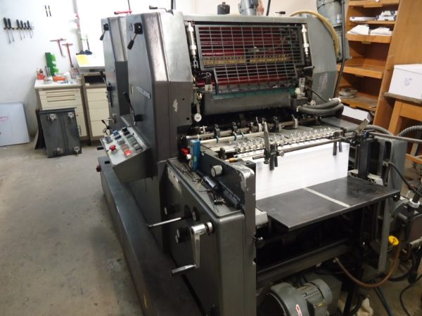 Used printing machinery