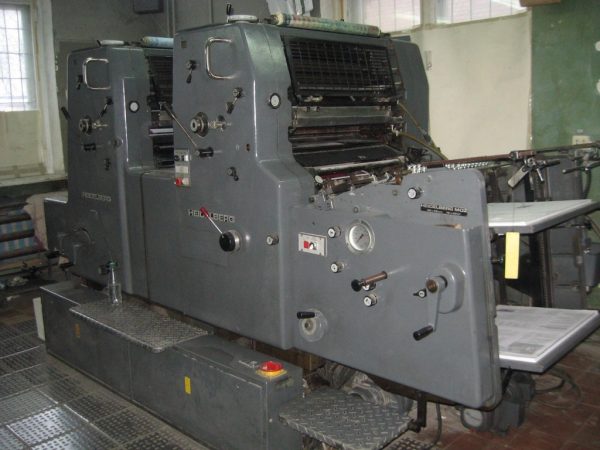 Used printing machinery