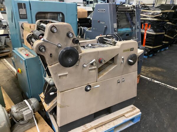 Used printing machinery