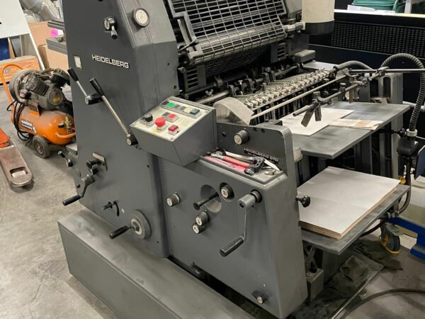 Used printing machinery