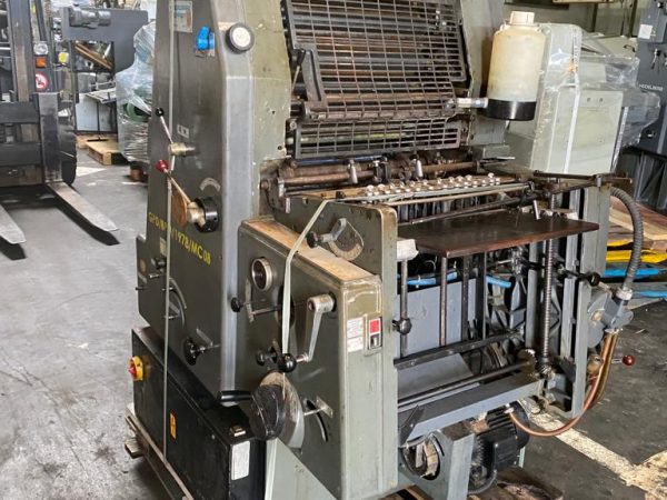 Used printing machinery