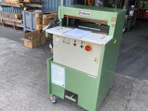 Book press with joint forming