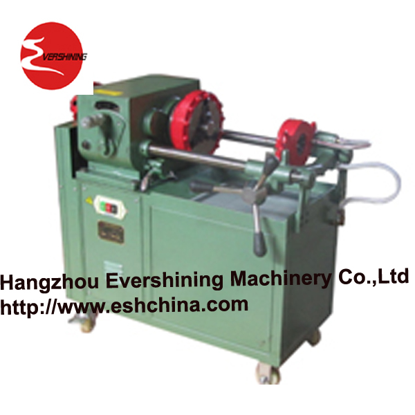 Electric steel bar threading machine