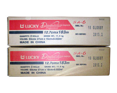 Lucky photographic color paper