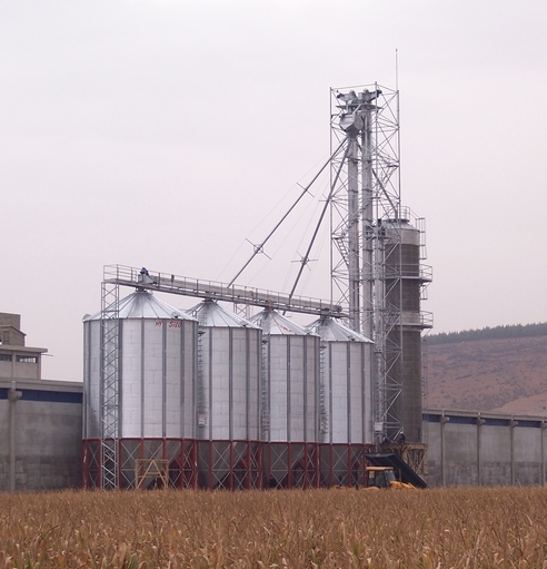 Commercial hopper silo