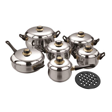 Stainless steel pots