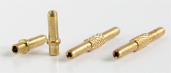 Brass electrical contact pin