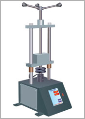 Hand operated tensile testing machine