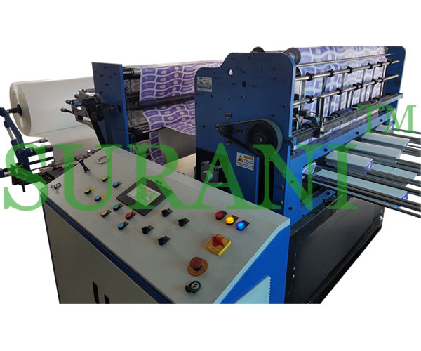 Automatic paper blank printing with punching machine