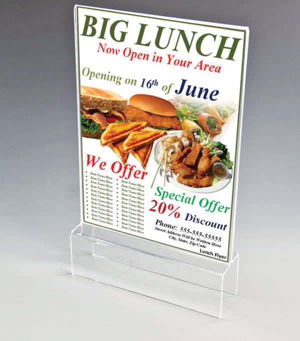 Tiered Cubicle Sign Holder