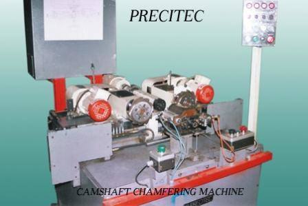 Camshaft chamfering machine