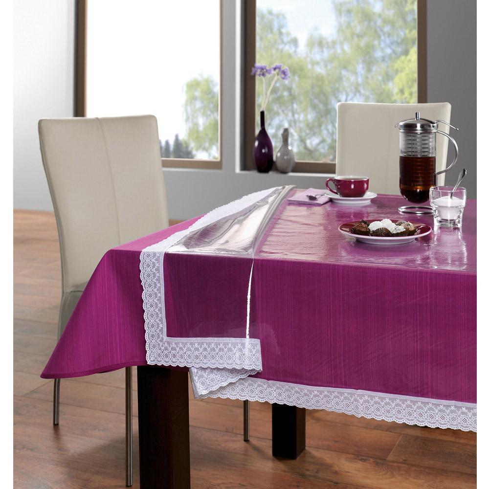 Table cover transparent