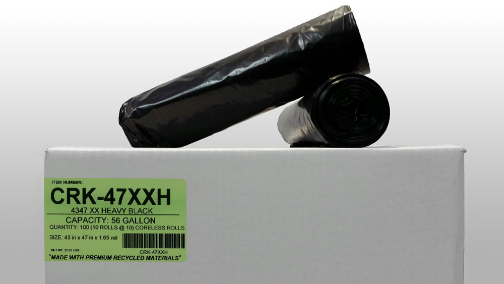 Coreless Rolls Black Recycled