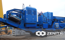 Ld series tracked mobile impact crushing plant