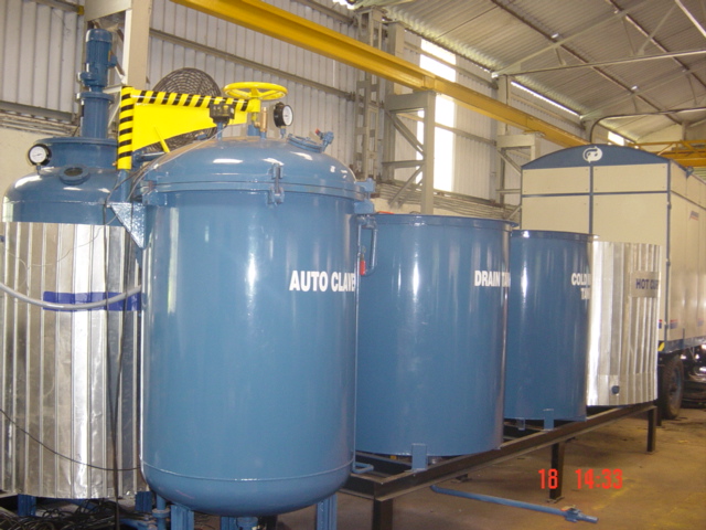 Metal impregnation plant