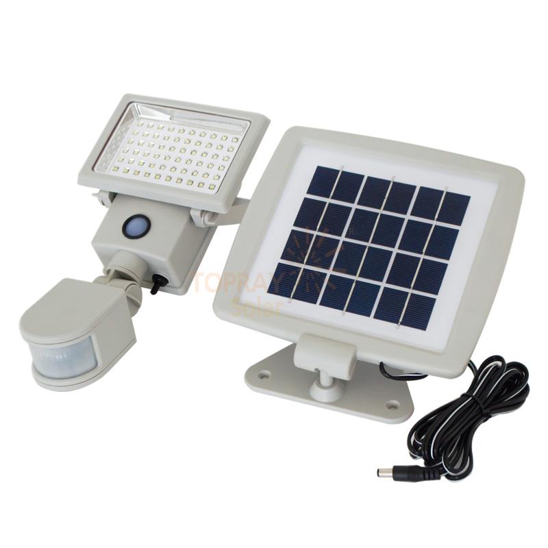 Solar motion sensor light