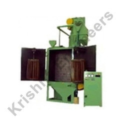 Hanger type shot blasting machine