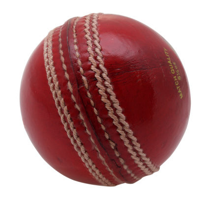 Leather cricket balls