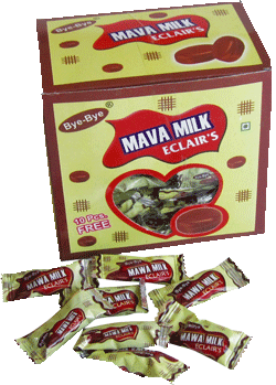 Mawa milk eclairs