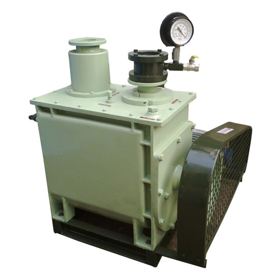 Oil sealed rotary high vacuum pumps