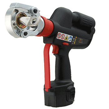 Battery operated crimping tool.