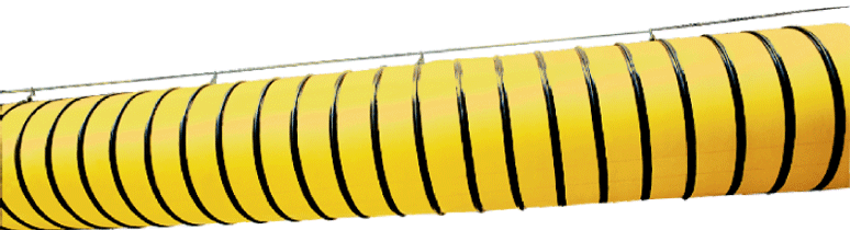 Lay flat semi rigid flexible tubing