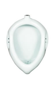 Flat back urinal