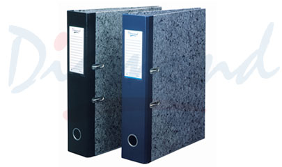 Lever arch file (cover with paper)