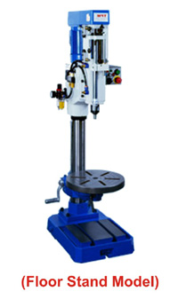 Pneumatic production drilling machine