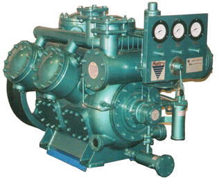 Ammonia compressor high speed - 6 cylinder