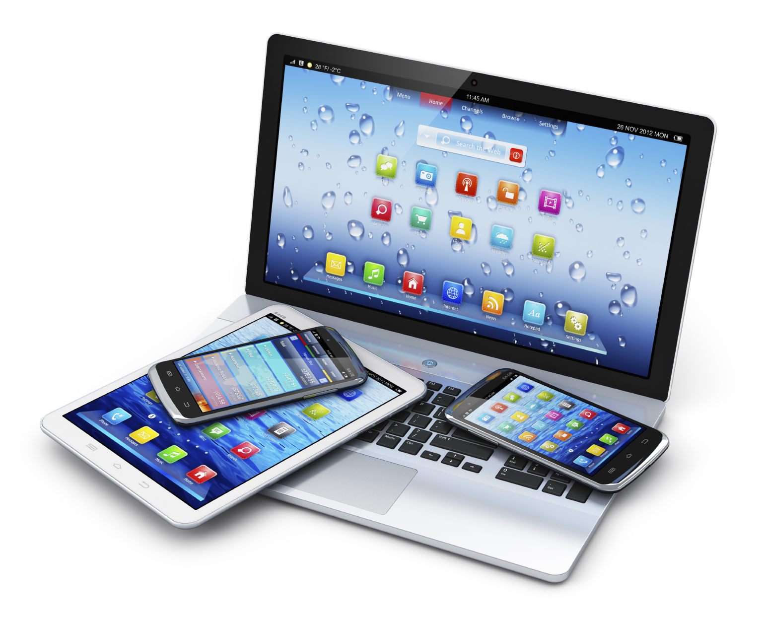Computer, i-paid, tablet 