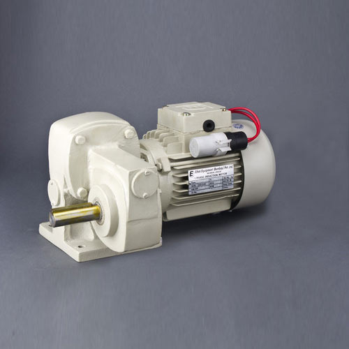 Tefc ac 1 phase double reduction geared motor
