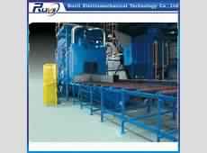Dry type belt conveyor blasting machine